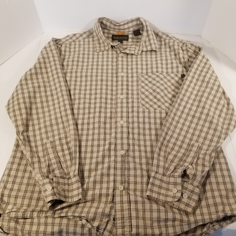 TIMBERLAND LONG SLEEVED BUTTON DOWN SHIRT